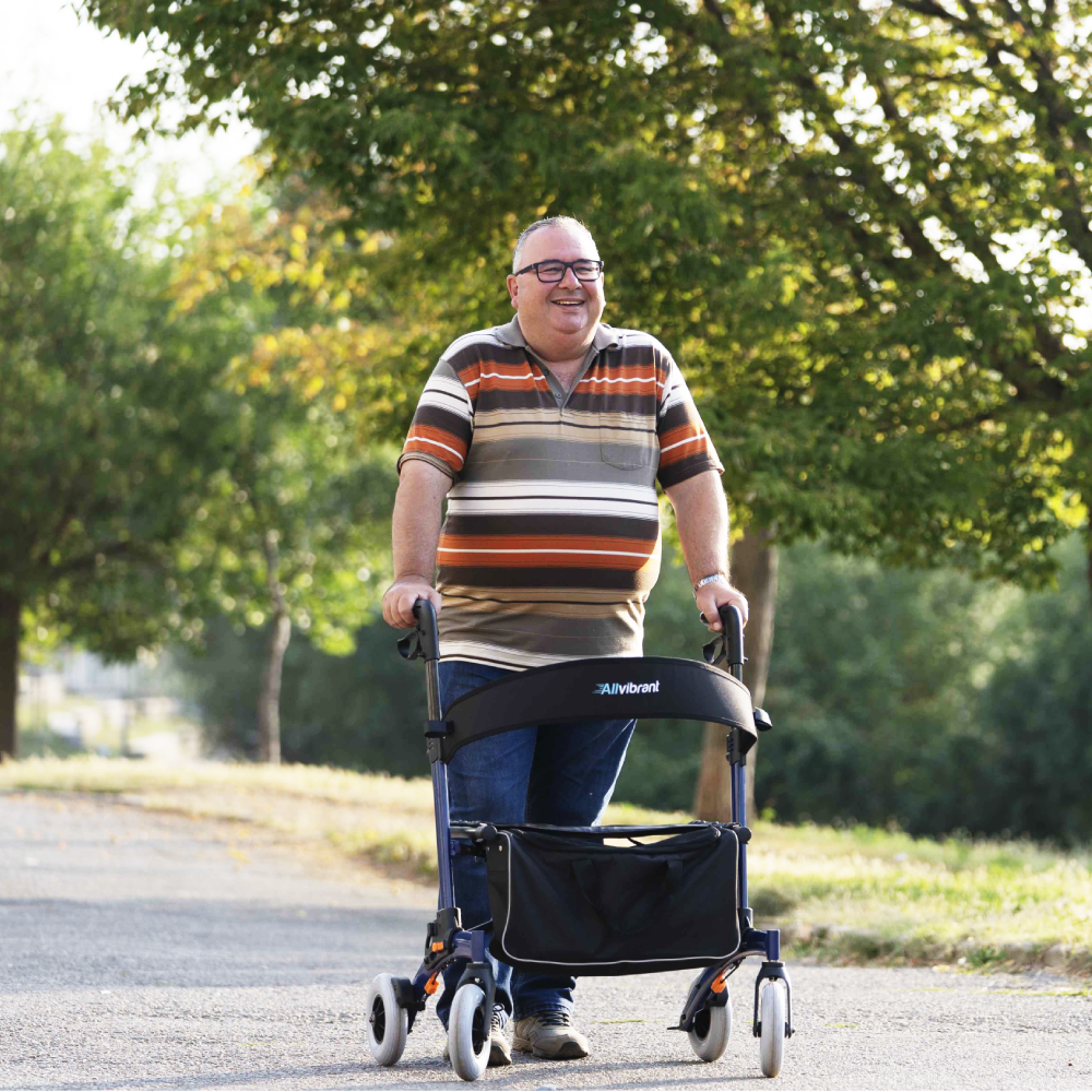 Allvibrant Bariatric Rollator Walker