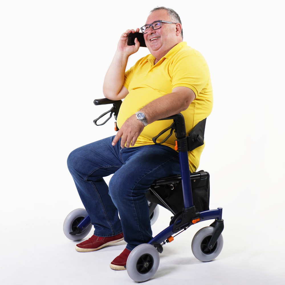 Allvibrant Bariatric Rollator Walker